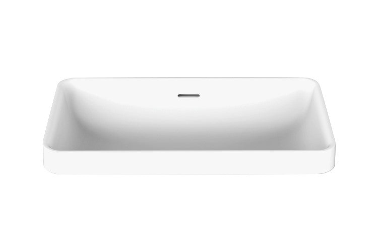 ADP Zeya Solid Surface Basin - Gloss White - Wellsons