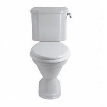 Turner Hastings Birmingham Close Coupled Toilet incl. White Seat - Gold Fittings