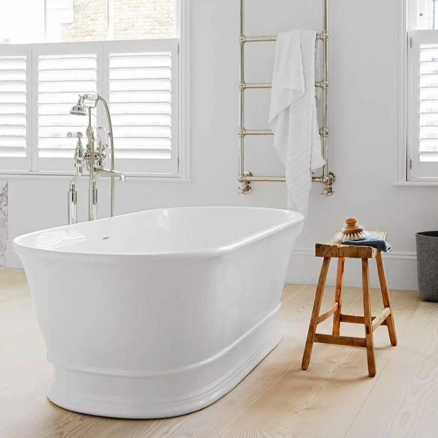Turner Hastings Cambridge 174 TitanCast Bath - Satin Silk White