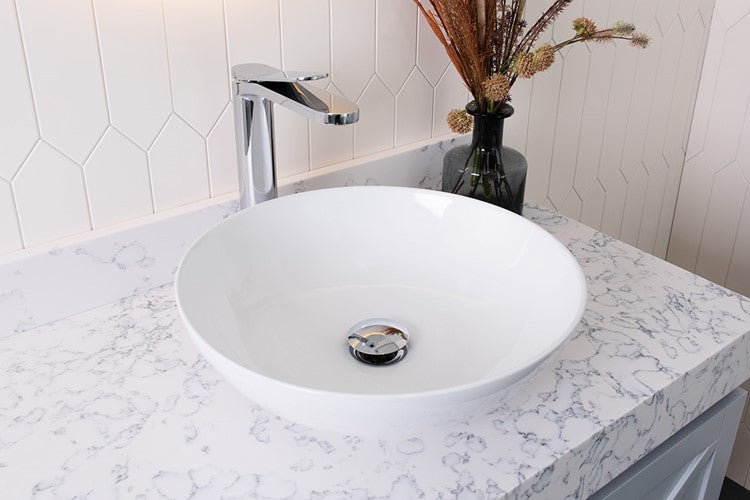 ADP Circuit Above Counter Basin - Gloss White - Wellsons