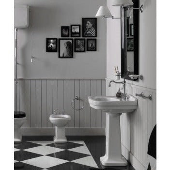 Turner Hastings Claremont 68x51 Basin & Pedestal - 1 Tap Hole