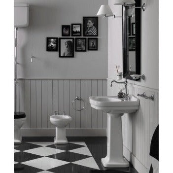 Turner Hastings Claremont 68x51 Basin & Pedestal - 3 Tap Hole