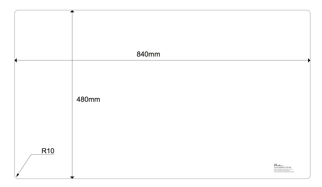 Oliveri Santorini Black Double Bowl Topmount Sink with Overflow