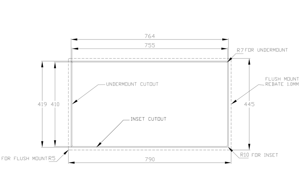 Oliveri Spectra 1 & 1/2 Bowl Stainless Sink