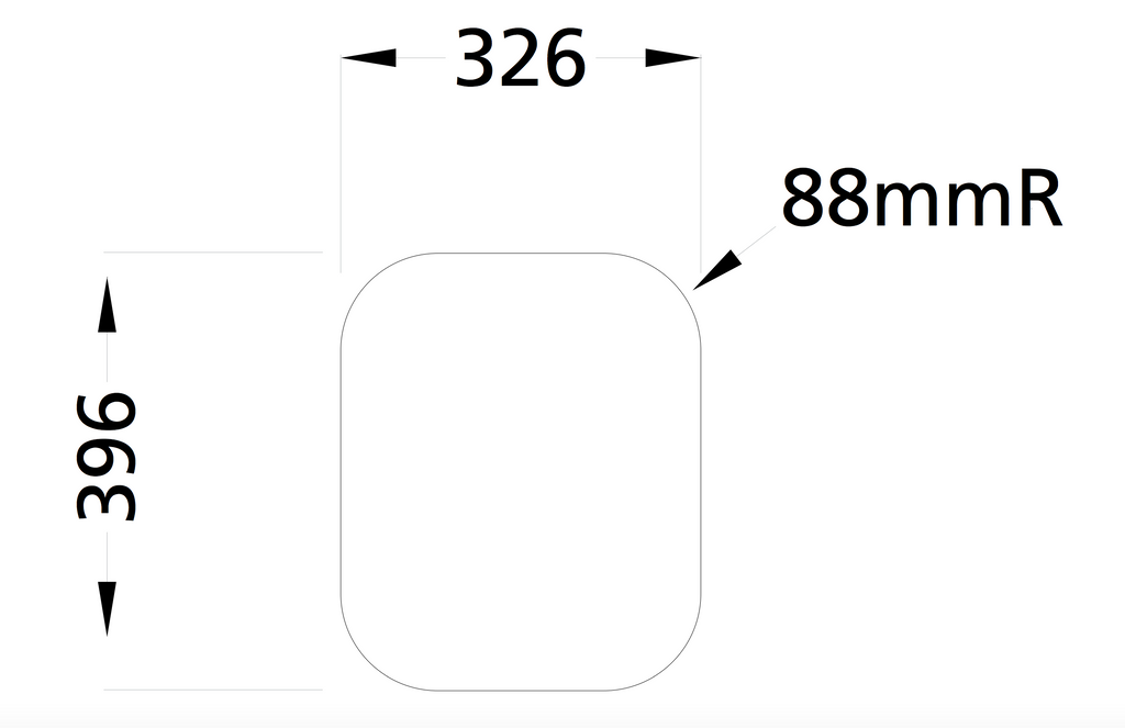 Oliveri Diaz Standard Bowl Undermount Sink
