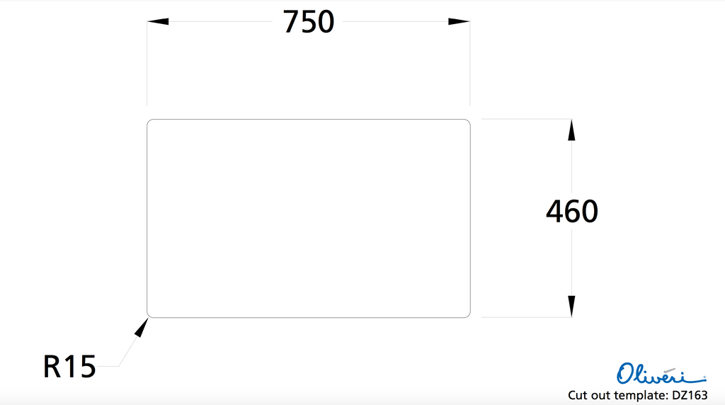 Oliveri Diaz Double Bowl Topmount Sink