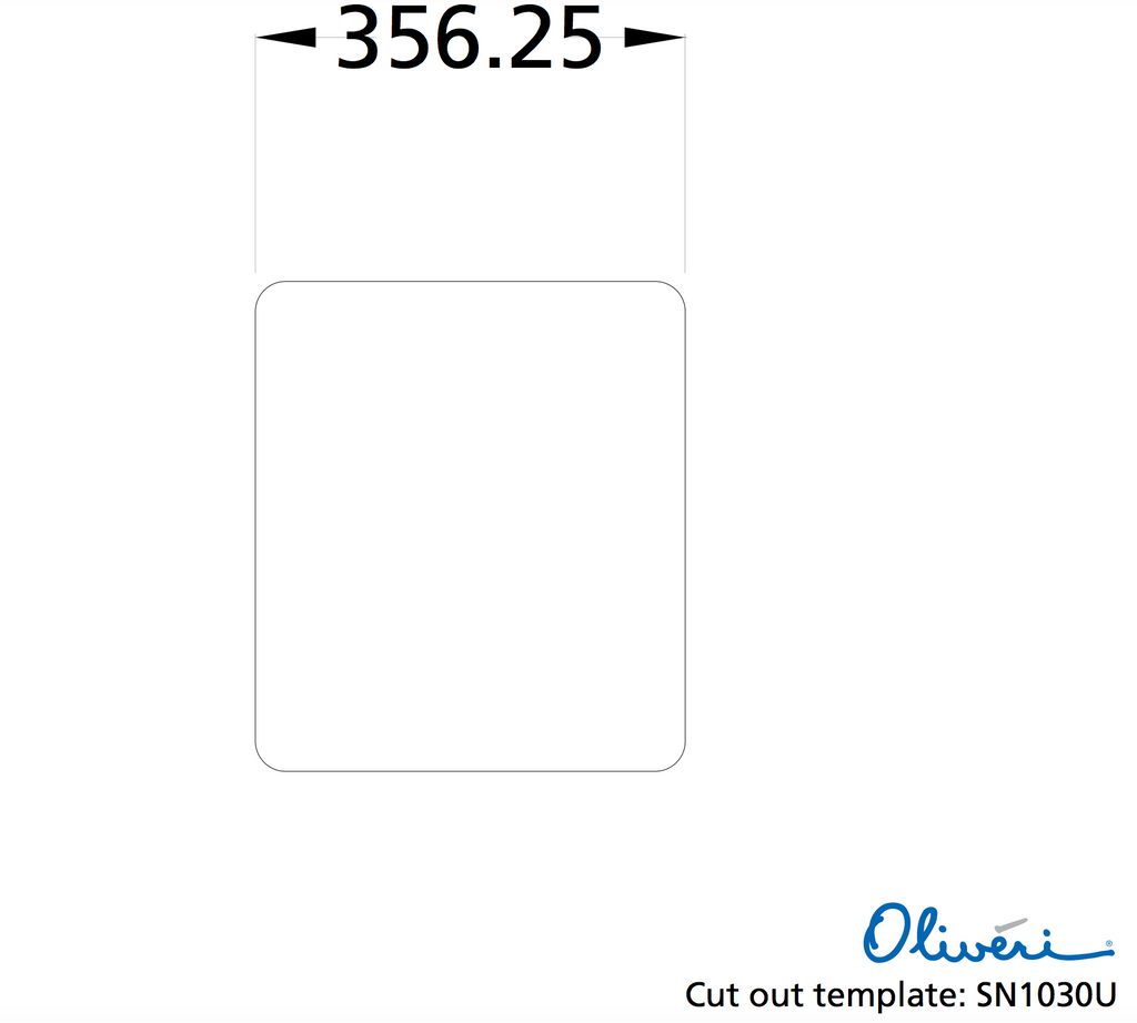 Oliveri Sonetto Standard Bowl Undermount Sink