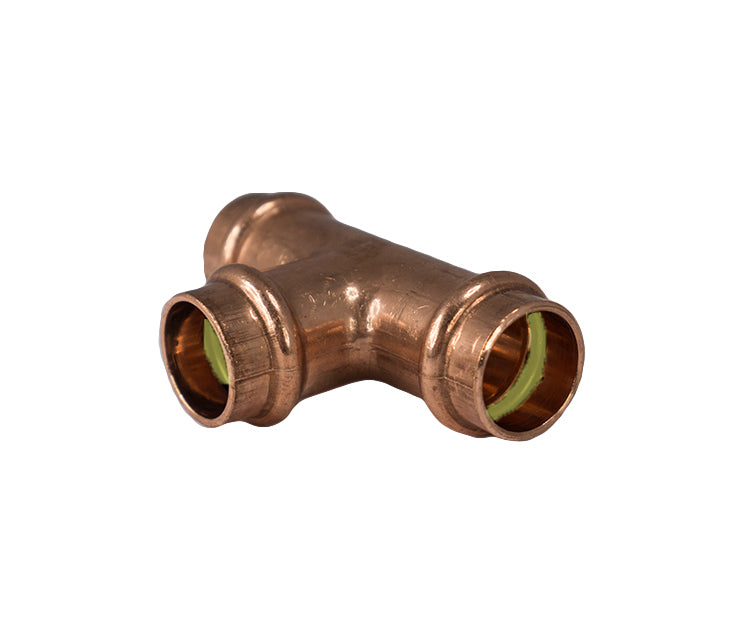 Copper Press Equal Tee Gas 25MM - Wellsons