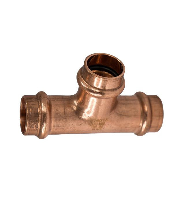 Copper Press Equal Tee Water 20MM - Wellsons