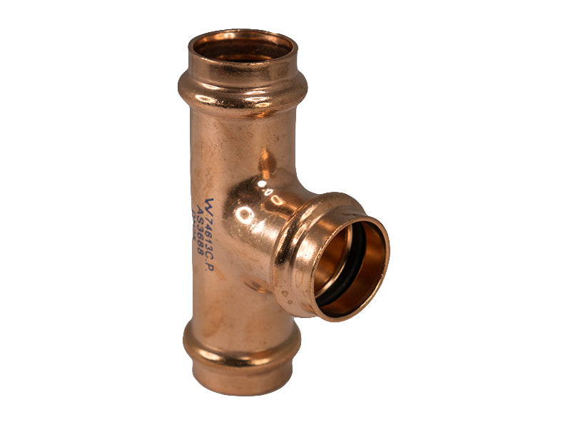Copper Press Equal Tee Water 25MM - Wellsons
