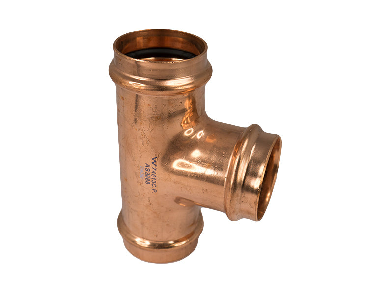 Copper Press Equal Tee Water 40MM - Wellsons