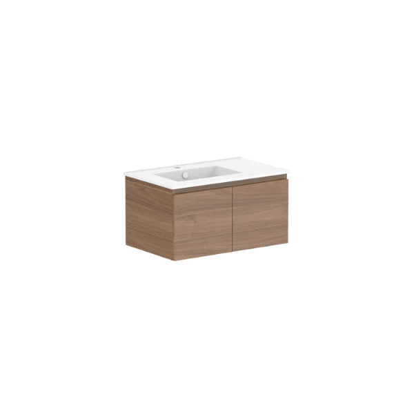 ADP Glacier All Door Slim Vanity With Ceramic Top - Lite
