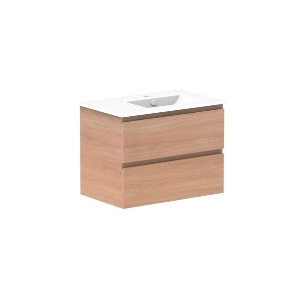 ADP Glacier All Drawer Twin Vanity With Ceramic Top - Pro