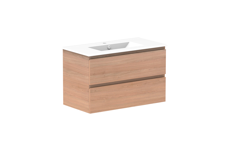 ADP Glacier All Drawer Twin Wall Hung Vanity - Lite