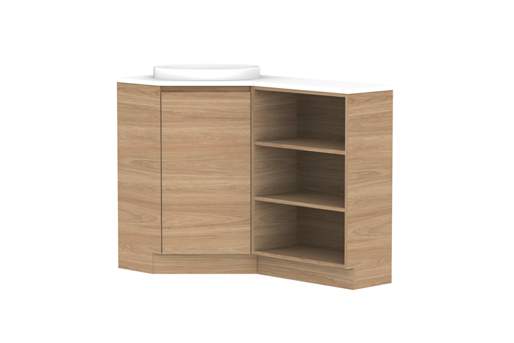 ADP Glacier Corner Vanity - Lite