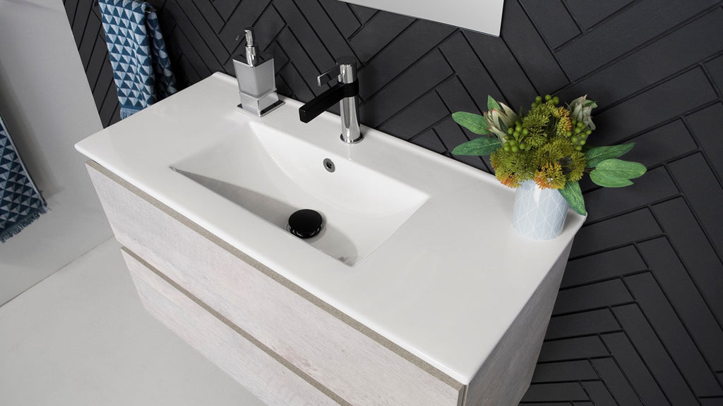 ADP Glacier Ceramic All-Drawer Ensuite Twin Wall Hung Vanity - Wellsons