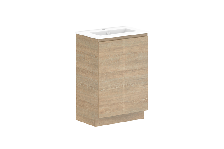 ADP Glacier Ensuite All Door Trio Floor Mounted Vanity - Lite