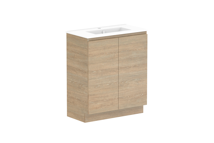 ADP Glacier Ensuite All Door Trio Floor Mounted Vanity - Lite