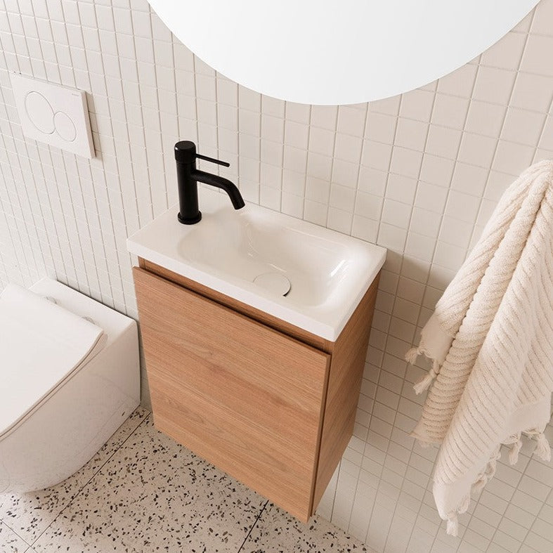 ADP Glacier Mini Wall Hung Compact Small Vanity - Lite