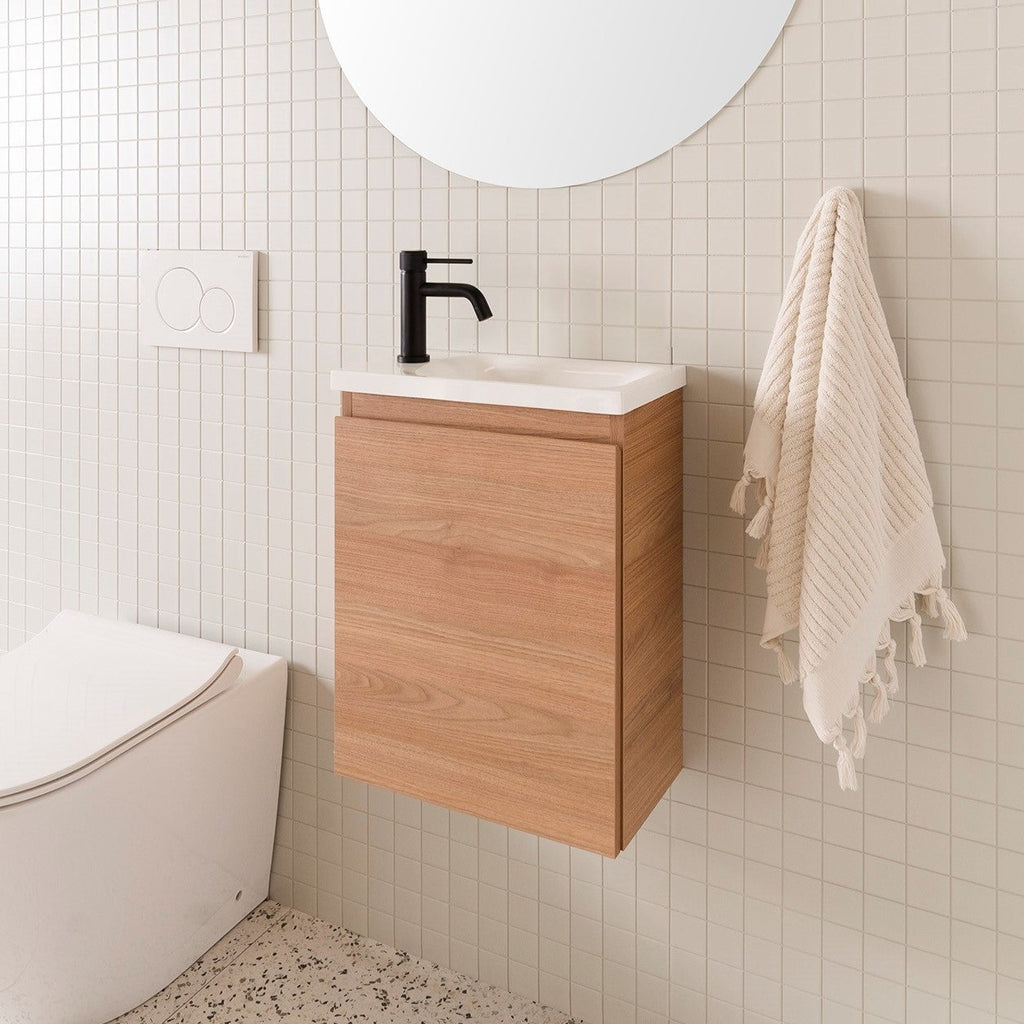 ADP Glacier Mini Wall Hung Compact Small Vanity - Lite