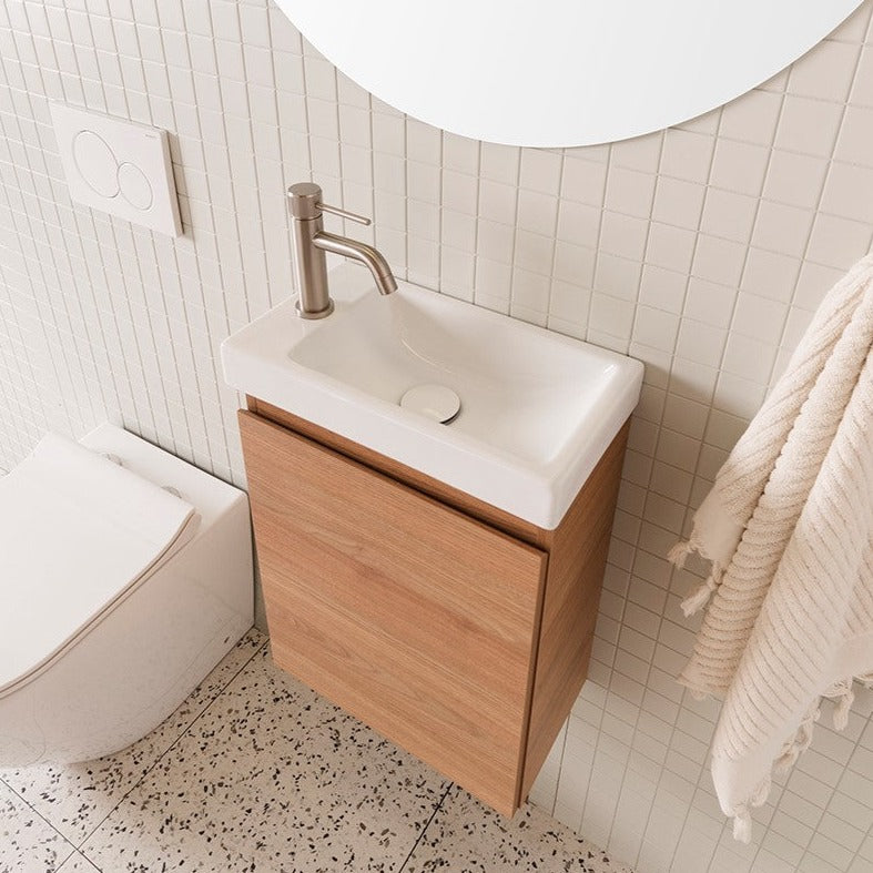 ADP Glacier Mini Wall Hung Compact Small Vanity - Lite