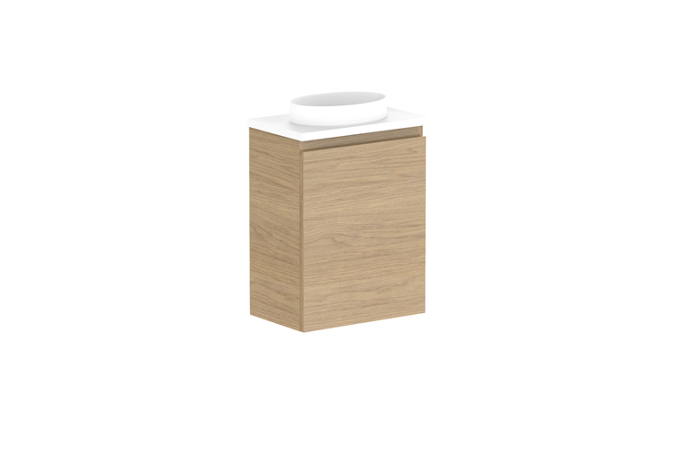 ADP Glacier Mini Wall Hung Compact Small Vanity - Lite