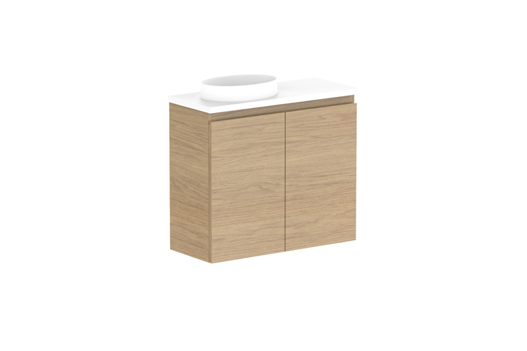 ADP Glacier Mini Wall Hung Compact Small Vanity - Pro
