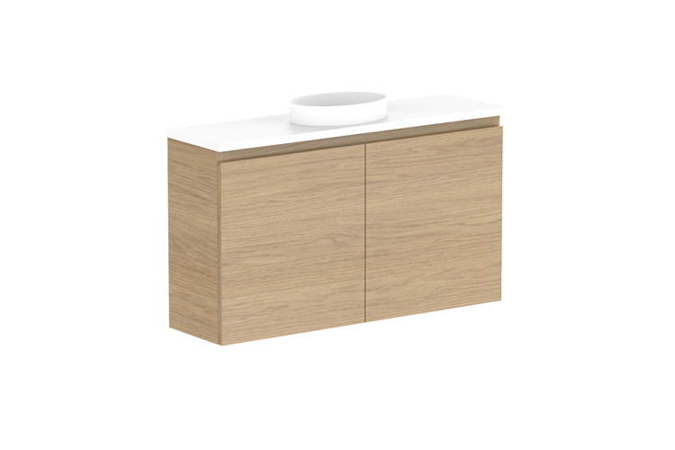 ADP Glacier Mini Wall Hung Compact Small Vanity - Pro