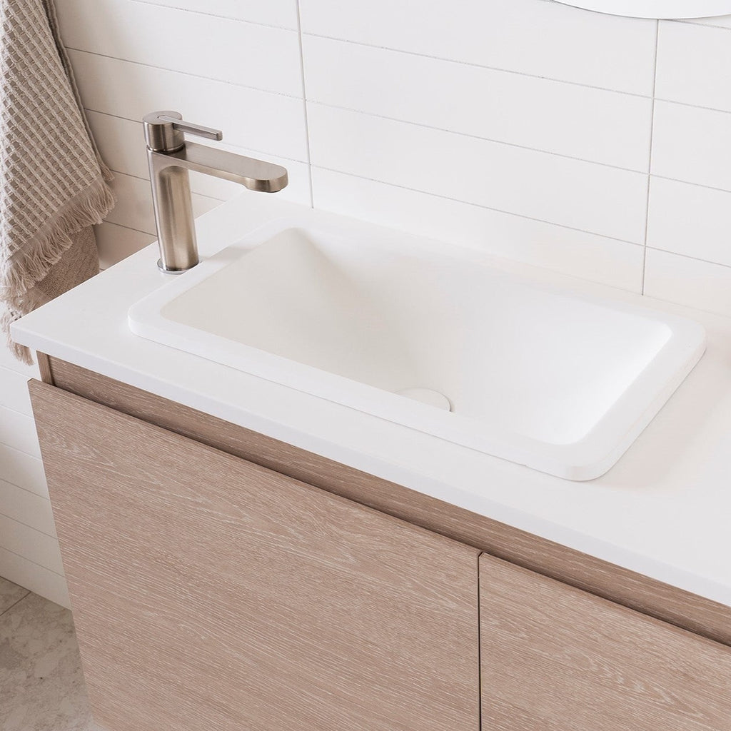 ADP Glacier Ensuite Door & Drawer Twin Wall Hung Vanity - Lite