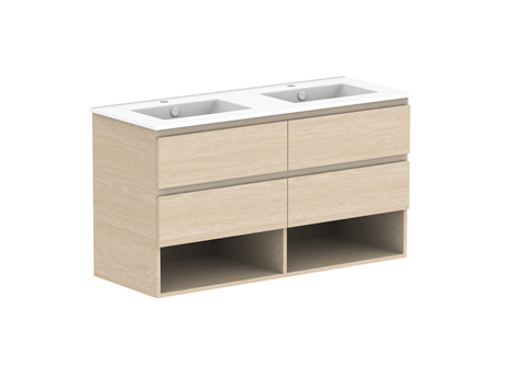 ADP Glacier Full Depth Shelf Wall Hung Vanity - Lite