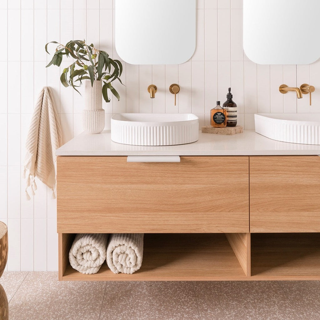 ADP Glacier Full Depth Shelf Wall Hung Vanity - Pro