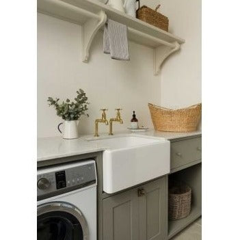 Turner Hastings Belfast 60x46 Fireclay Butler Sink with Internal Overflow