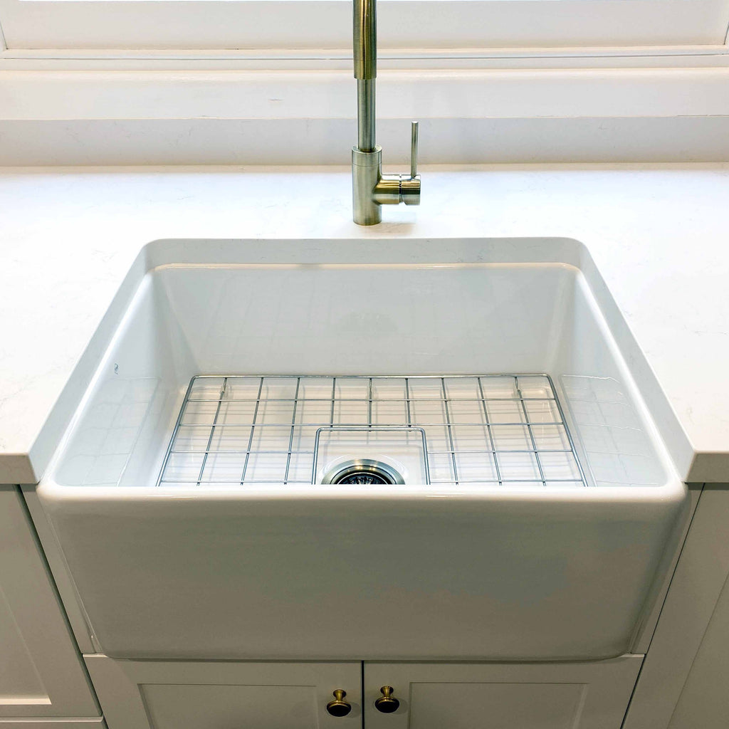 Turner Hastings Novi 60x46 Fireclay Butler Sink - Gloss White