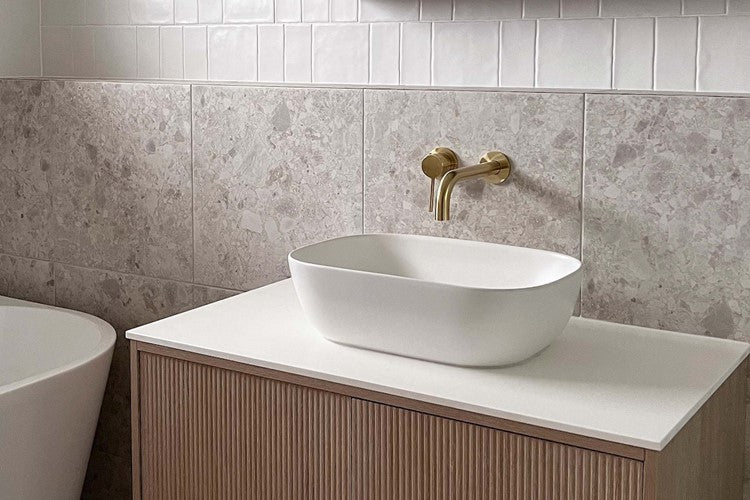 ADP Stadium Above Counter Basin - Matte White