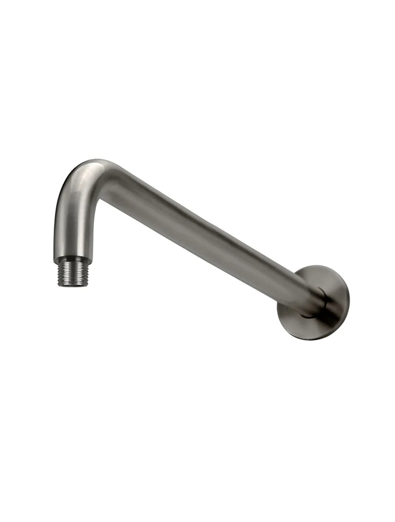Meir Round Wall Shower Curved Arm - Shadow