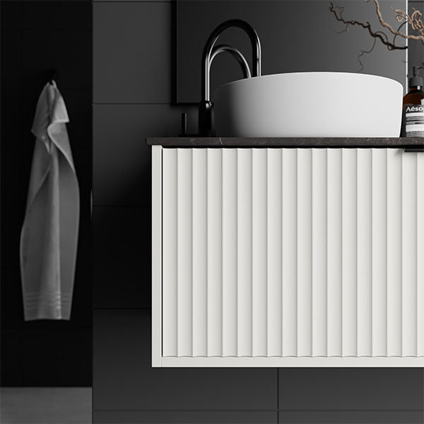 Marquis Cove Wall Hung Vanity Caesarstone Dekton Vasari