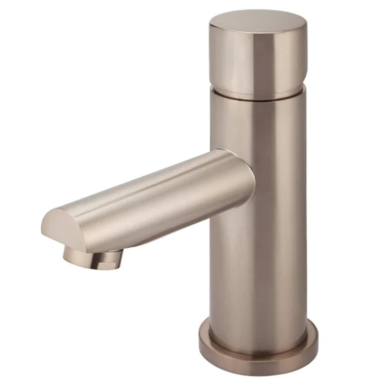 Meir Round Basin Mixer - Champagne
