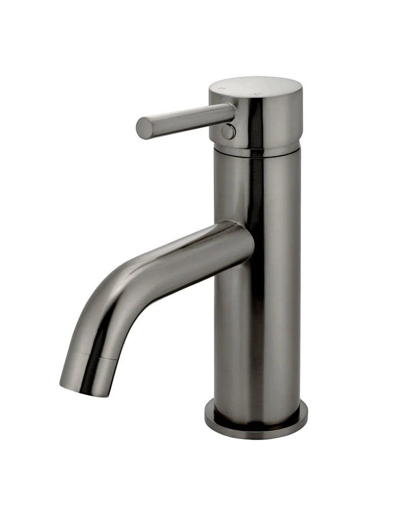 Meir Round Basin Mixer Curved - Shadow
