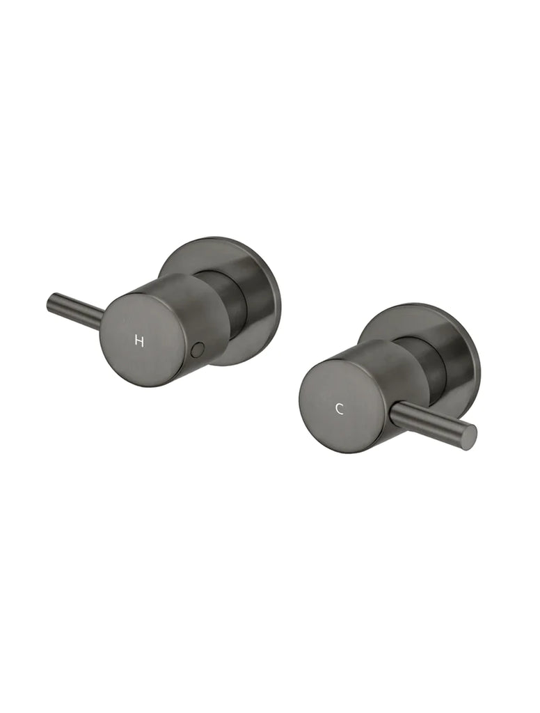 Meir Round Quarter Turn Wall Top Assemblies - Shadow
