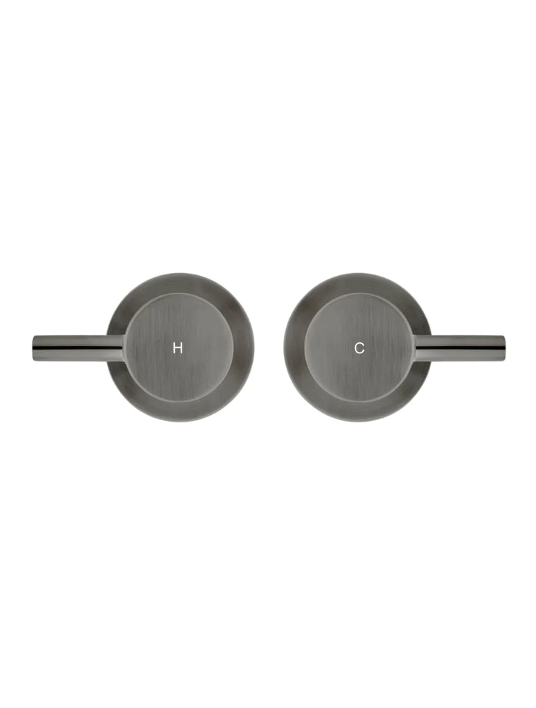 Meir Round Quarter Turn Wall Top Assemblies - Shadow