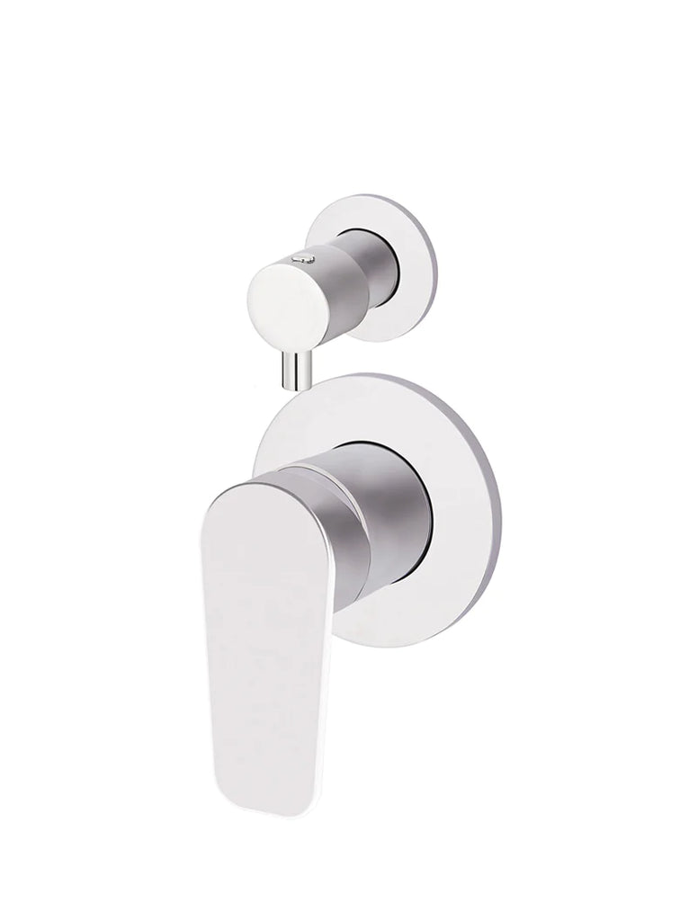 Meir Round Wall Mixer Diverter - Chrome
