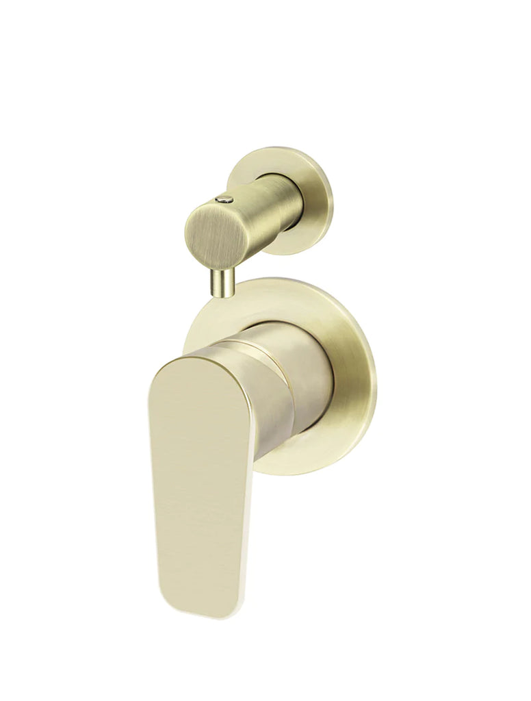 Meir Round Wall Mixer Diverter - Tiger Bronze