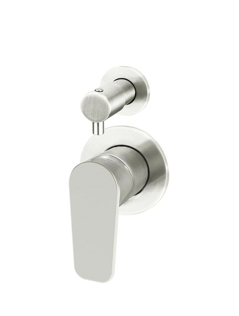 Meir Round Wall Mixer Diverter - Brushed Nickel