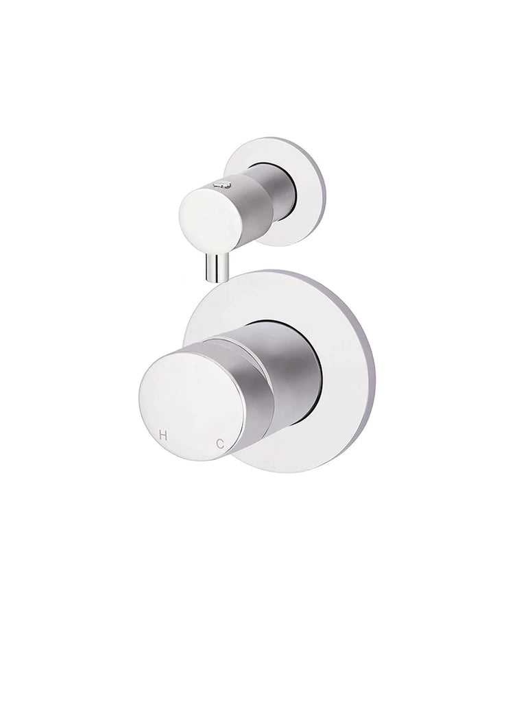 Meir Round Wall Mixer Diverter - Chrome