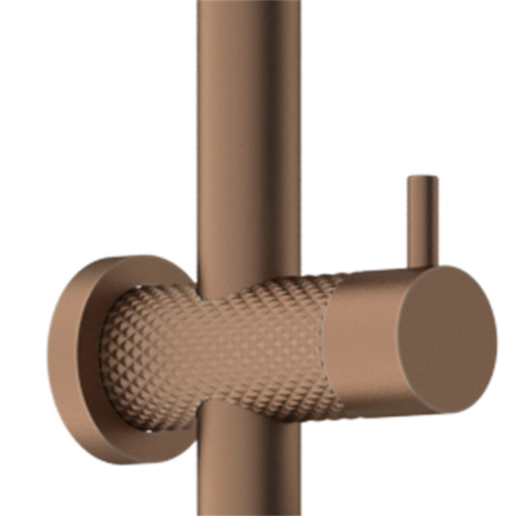 Nero Opal Twin Shower Set - Brushed Bronze