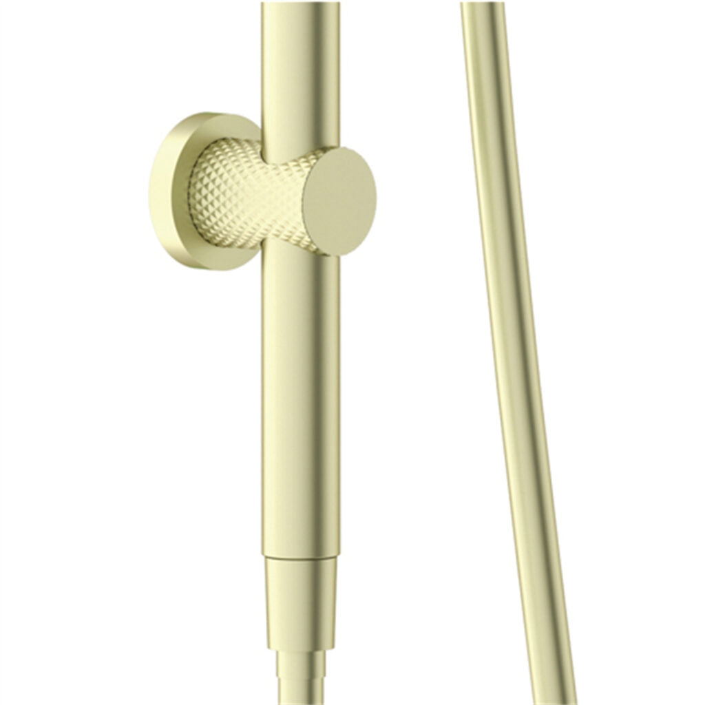 Nero Opal Twin Shower Set With Air Shower - Brushed Gold