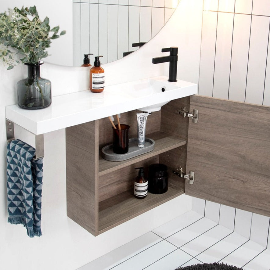 ADP Petite Rail Wall Hung Vanity - Wellsons