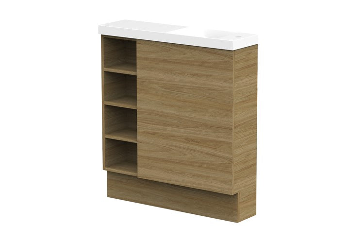 ADP Petite Shelf Vanity with Kickboard - Wellsons