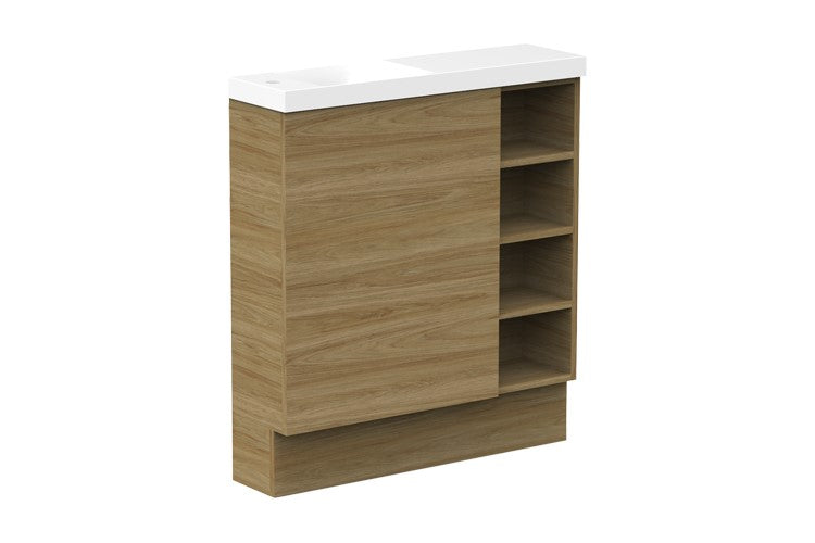 ADP Petite Shelf Vanity with Kickboard - Wellsons
