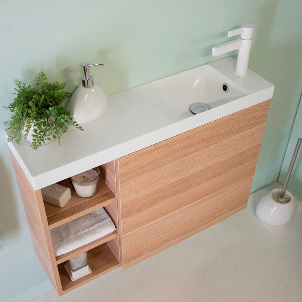 ADP Petite Shelf Wall Hung Vanity - Wellsons